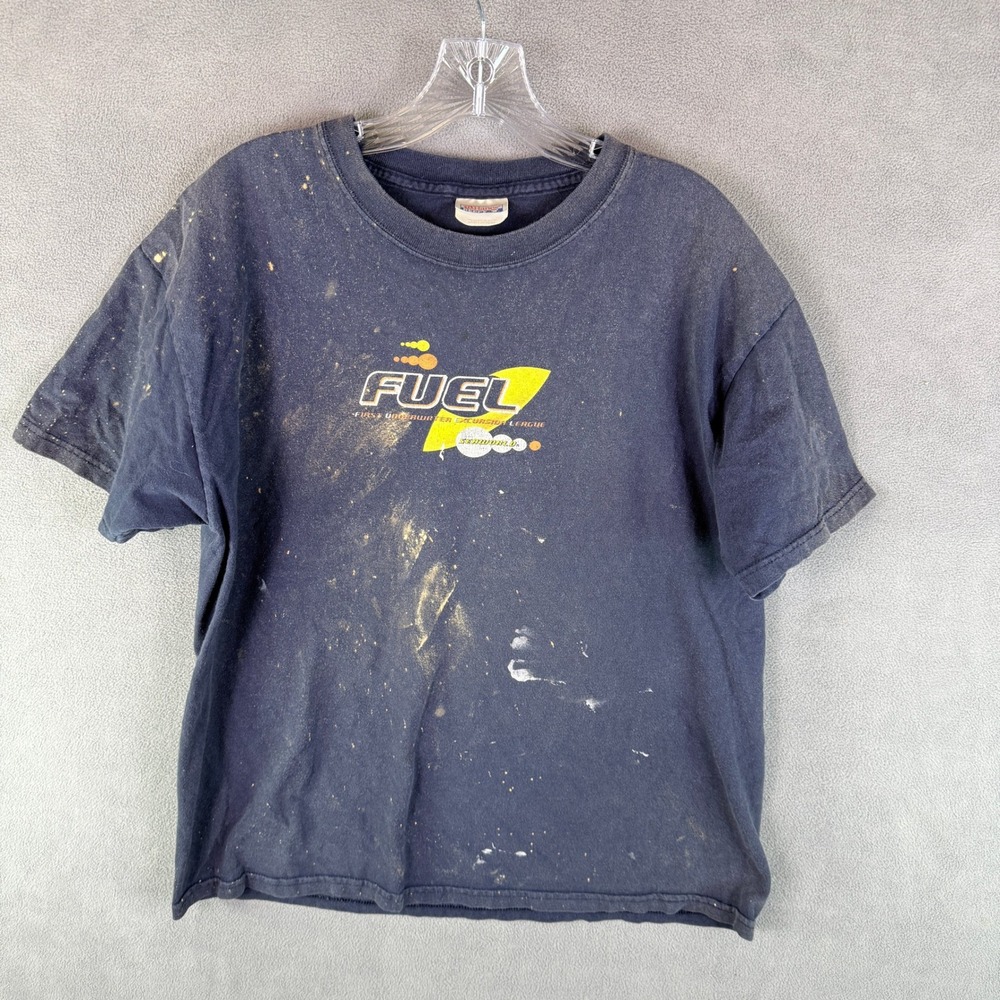 VTG Y2K FUEL First Underwater‎ Excursion League Seaworld T Shirt Mens L RAREEE